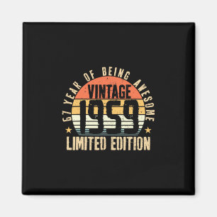 67 Jahre alte Vintage 1959 67. Geburtstagsgeschenk Magnet