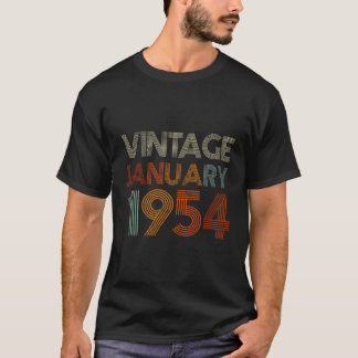 67 Jahre alter Retro Geburtstagsgeschenk Vintag 1. T-Shirt