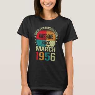 67 Jahre Phantastisch Seit März 1956 Vintag 67. Ge T-Shirt