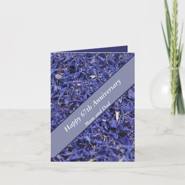 67. Jahrestag Karte (Vorderseite)