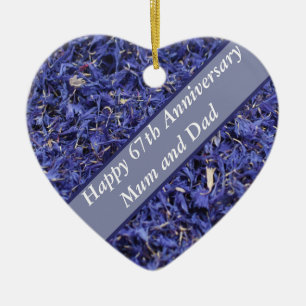 67. Jahrestag Keramik Ornament