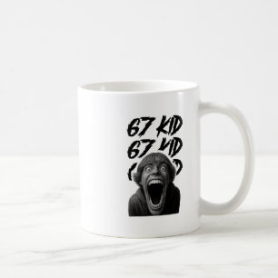67 Kind 67 Meme Sechs Sieben 6-7 Lustiger Internet Kaffeetasse