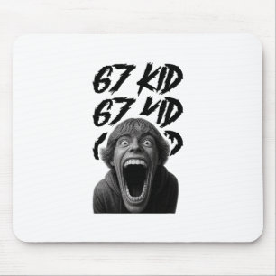 67 Kind 67 Meme Sechs Sieben 6-7 Lustiger Internet Mousepad