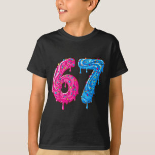 67 Kostüm Sechs Sieben Meme Nummer 6 7 Auf Ihm Jug T-Shirt