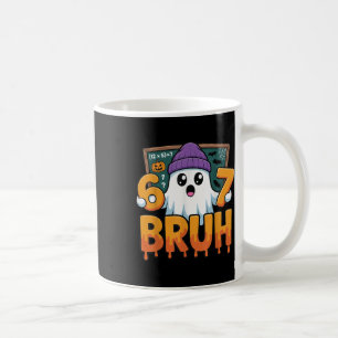67 Lehrer Gespenst Sechs Sieben Meme Mathe-Gleichu Kaffeetasse
