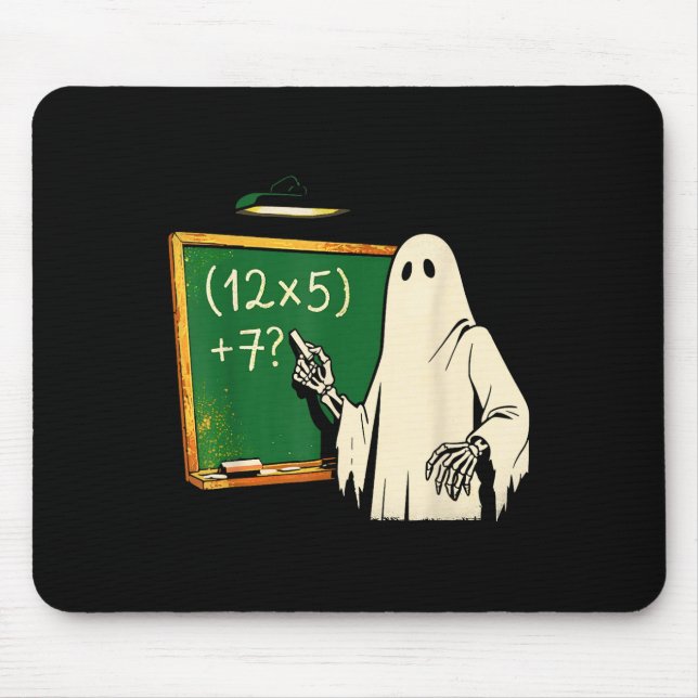 67 Lehrer Halloween Geist Sechs Sieben Meme Brainr Mousepad (Vorne)