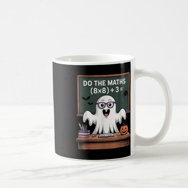 67 Lehrer Halloween Geist Sechs Sieben Meme Mach d Kaffeetasse (Rechts)