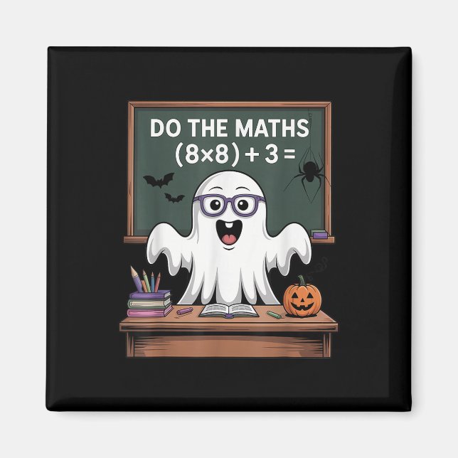 67 Lehrer Halloween Geist Sechs Sieben Meme Mach D Magnet (Vorne)