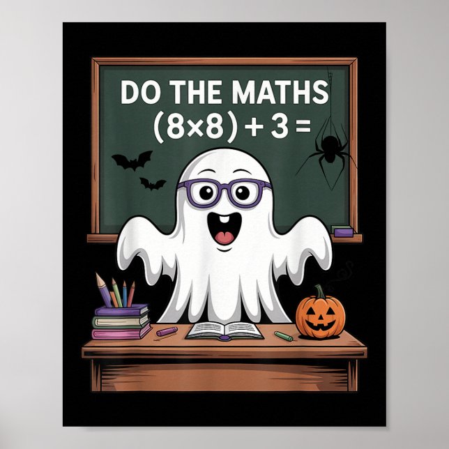 67 Lehrer Halloween Geist Sechs Sieben Meme Mach d Poster (Vorne)