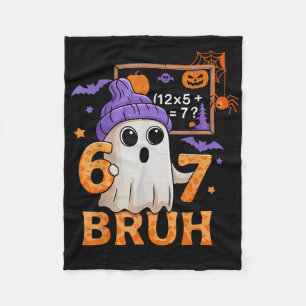 67 Lehrer Halloween Geist Sechs Sieben Meme Mathe Fleecedecke