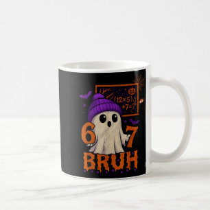 67 Lehrer Halloween Geist Sechs Sieben Meme Mathe  Kaffeetasse