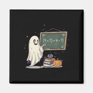 67 Lehrer Halloween Geist Sechs Sieben Meme Mathe- Magnet