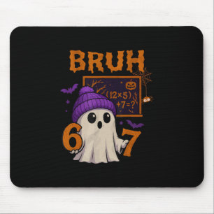 67 Lehrer Halloween Geist Sechs Sieben Meme Mathe Mousepad