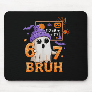 67 Lehrer Halloween Geist Sechs Sieben Meme Mathe  Mousepad