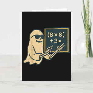 67 Lehrer Halloween Skelett Geist Six Seven Meme Karte