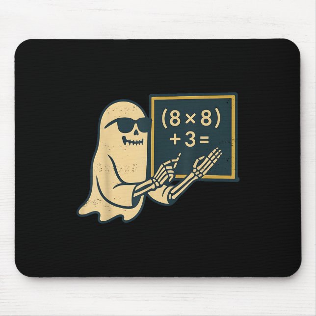 67 Lehrer Halloween Skelett Geist Six Seven Meme Mousepad (Vorne)