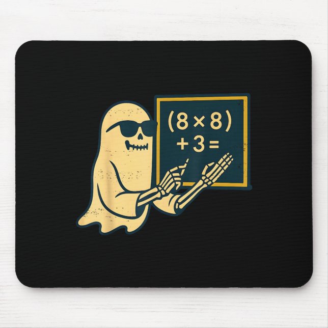 67 Lehrer Halloween Skelett Geist Six Seven Meme Mousepad (Vorne)