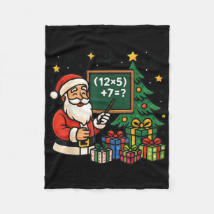 67 Lehrer Santa Weihnachten Sechs Sieben Meme Brai Fleecedecke