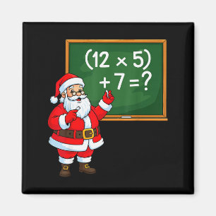 67 Lehrer Weihnachten Santa Sechs Sieben Meme Brai Magnet