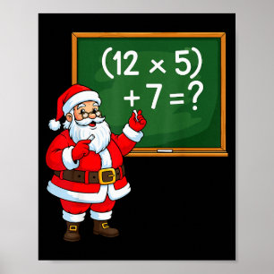67 Lehrer Weihnachten Santa Sechs Sieben Meme Brai Poster