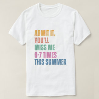 67 Letzter Schultag Gen A Letzter Schultag T-Shirt