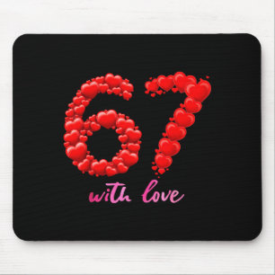 67 Liebe Valentinstag Cute Romantische Ästhetik He Mousepad