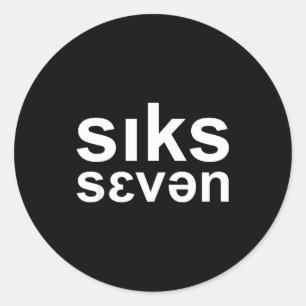 67 Logopädie-Meme IPA Lustig Sechs Sieben Slp Runder Aufkleber