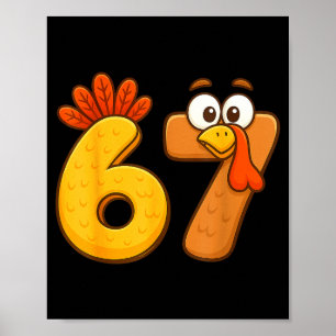 67 Lustige Danksagung Six Seven Meme für Männer Fr Poster