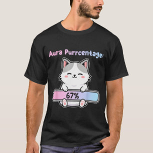 67 Lustige Katze Aura Energie Bei Six Seven Meme G T-Shirt