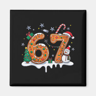 67 Lustige Lebkuchen-Weihnachtsplätzchen Männer Fr Magnet