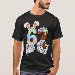 67 lustige sechs sieben Gen Meme süßer Kaninchen H T-Shirt
