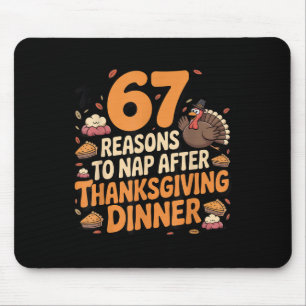 67 Lustige Six Seven Gen Alpha Meme Truthahn Dankf Mousepad