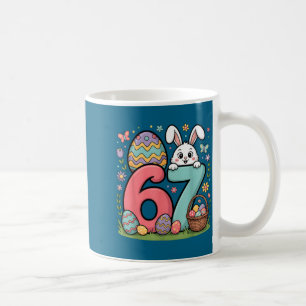 67 Lustige Six Seven Gen Meme Süßer Kaninchen Hase Kaffeetasse