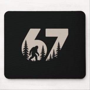 67 Lustige Six Seven Meme Bigfoot Gen Alpha Slang  Mousepad