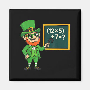 67 Lustige St Patricks Day Mathelehrer-Meme Sechs  Magnet