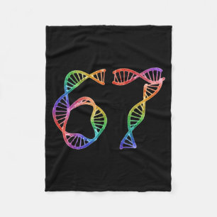 67 Lustige Zahlen Meme DNA-Replikation Molekulare Fleecedecke