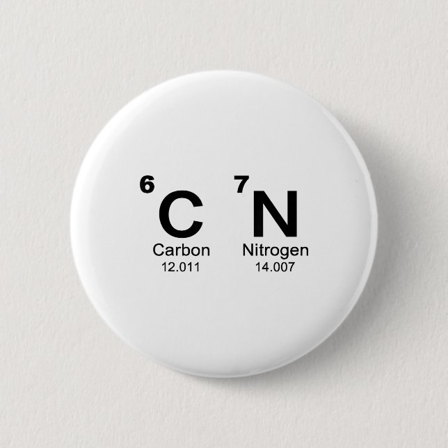 67 Lustiges Meme Sechs Sieben Wissenschaft Periode Button (Vorderseite)