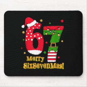67 Mas Meme Candy Cane Six Seven Kinder Männer Fra Mousepad