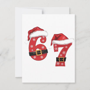 67 Mason Let's Get Sandy Weihnachten 67 Meme Funny Dankeskarte