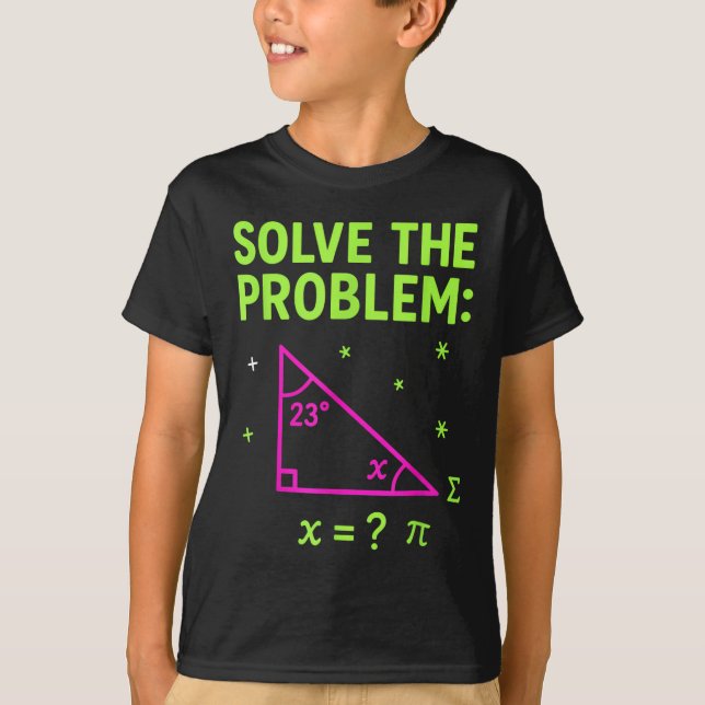 67 Math Meme Solve The Problem Funny Teachers Stud T-Shirt (Vorderseite)
