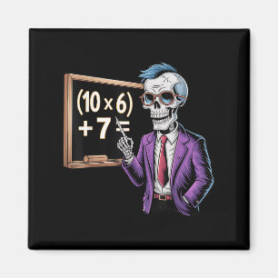 67 Mathelehrer Meme Brainrot Sechs Sieben Hallowee Magnet