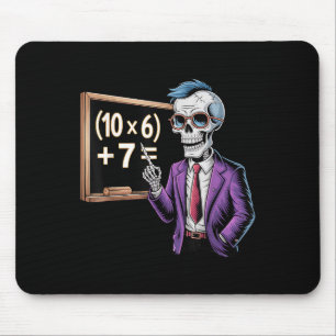 67 Mathelehrer Meme Brainrot Sechs Sieben Hallowee Mousepad