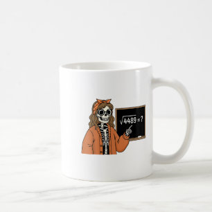 67 Mathelehrer Skelett Halloween Wurzel 4489 Unord Kaffeetasse