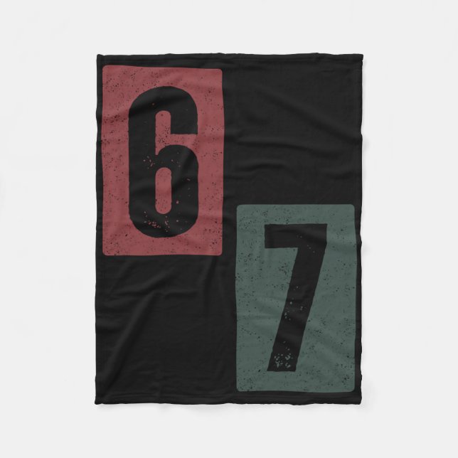 67 Meme 1  Fleecedecke (Vorderseite)