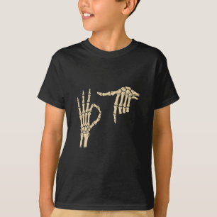67 Meme 6 7 Skelett Halloween Sechs Sieben Gen Alp T-Shirt