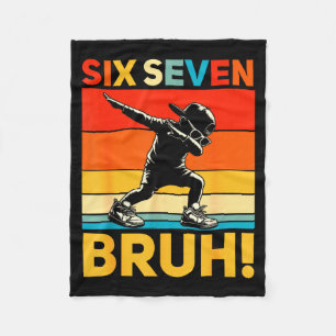 67 Meme 6 7 Zahlen Dabbing Sechs Sieben Bruh Lusti Fleecedecke