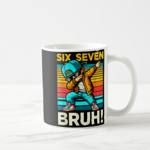 67 Meme 6 7 Zahlen Dabbing Sechs Sieben Bruh Lusti Kaffeetasse