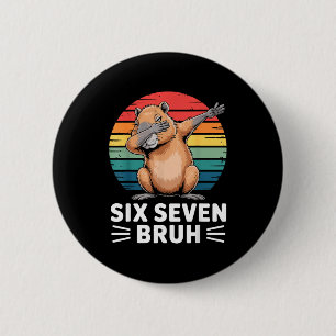 67 Meme Capybara Lustig Six Seven Bruh Humor Für K Button