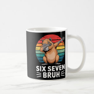67 Meme Capybara Lustig Six Seven Bruh Humor Für K Kaffeetasse
