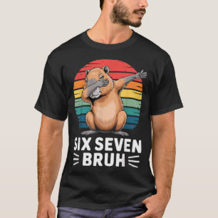 67 Meme Capybara Lustig Six Seven Bruh Humor Für K T-Shirt